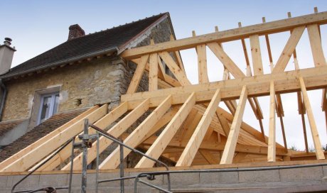 Extension en bois sur maison à deux niveaux - Aix-les-Bains - La Maison Des Travaux